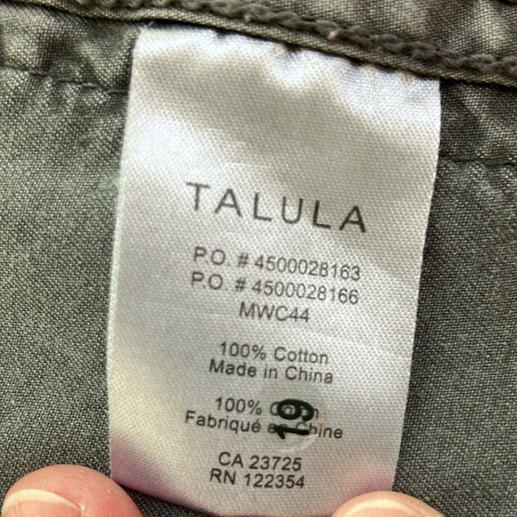 Talula Aritzia Utility Cargo Jacket 100% Cotton Grey - Picture 3 of 14